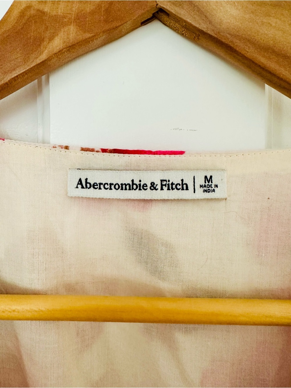 Abercrombie & Fitch Womens V-Neck Pink Short-Sleeve Ruffle Mini Dress Sz M - Picture 4 of 14